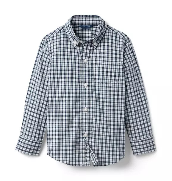 Plaid Poplin Shirt | Janie and Jack