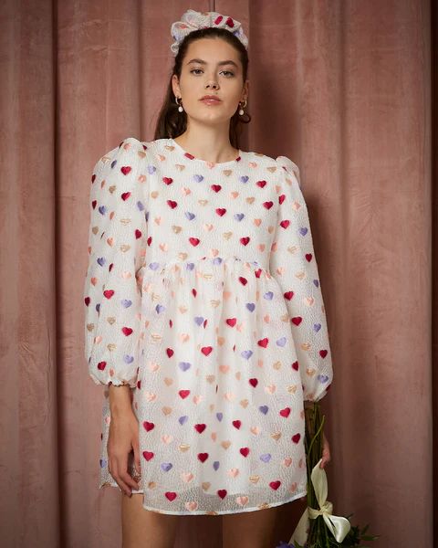 Irina Heart Jacquard Mini Dress | ban.do Designs, LLC