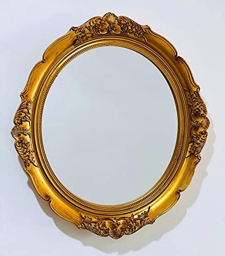 Schones Geschaft Decorative Wall Mirror, Vintage Hanging Mirror for Dresser Decor Bedroom Living-Roo | Amazon (US)