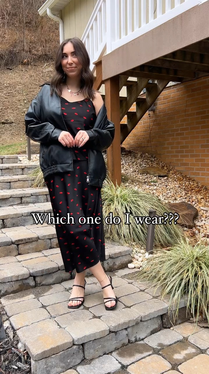 Valentine’s Day date night outfit! Last minute-friendly, target pickup available! Two piece silk dress outfit, tank and skirt with black heels! 🖤❤️💋

Cute festive skirt Valentine’s Day outfit with lips for VDay! 💋

#LTKParties #LTKFindsUnder50 #LTKMostLoved