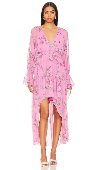 Sol Dress in Purple | Long Sleeve Floral Dress With Sleeves Long Sleeve Pink Dress With Sleeves  | Revolve Clothing (Global)