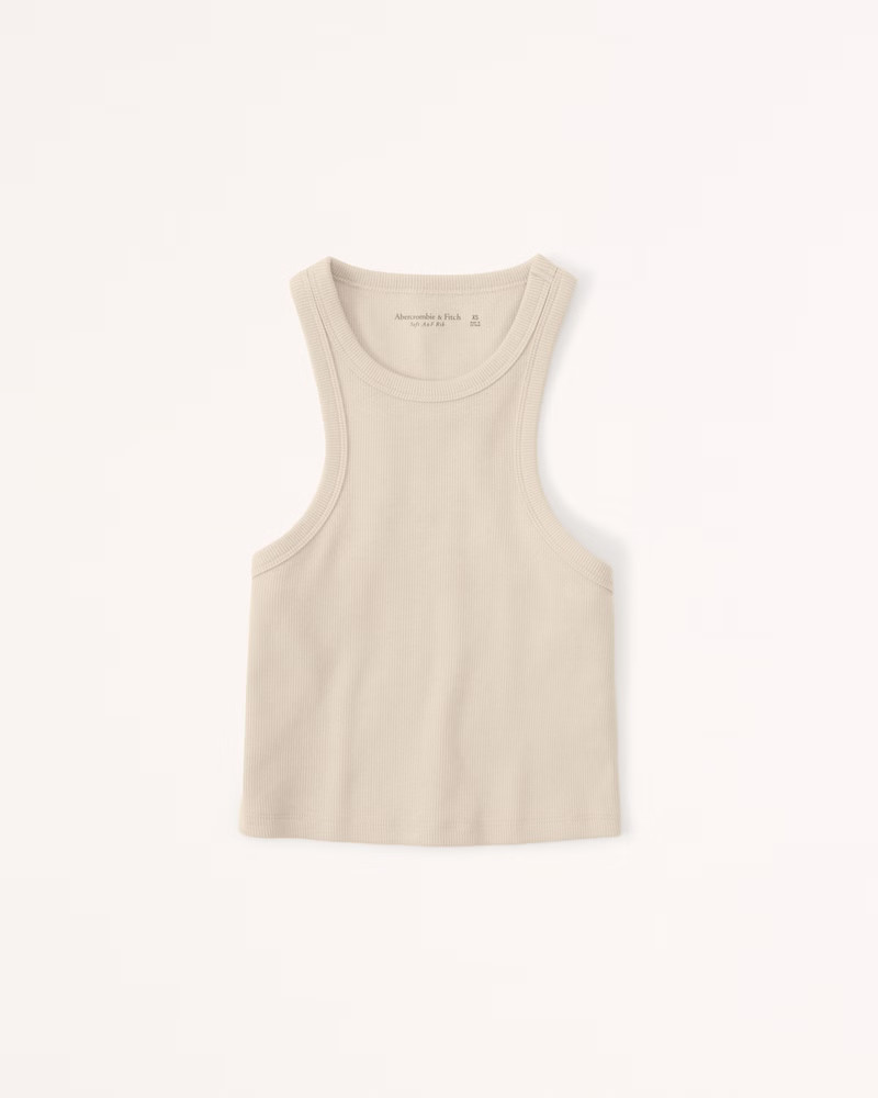 Women's Cropped Essential Scuba Tank | Women's Tops | Abercrombie.com | Abercrombie & Fitch (US)