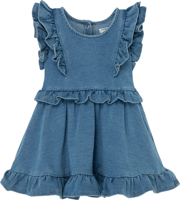 Flutter Ruffle Cotton Blend Dress | Nordstrom