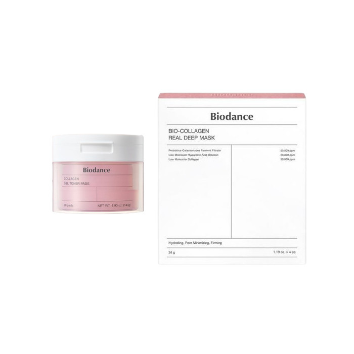 Biodance - Bio-Collagen Mask 4pcs & Toner Pads Set | Stylevana