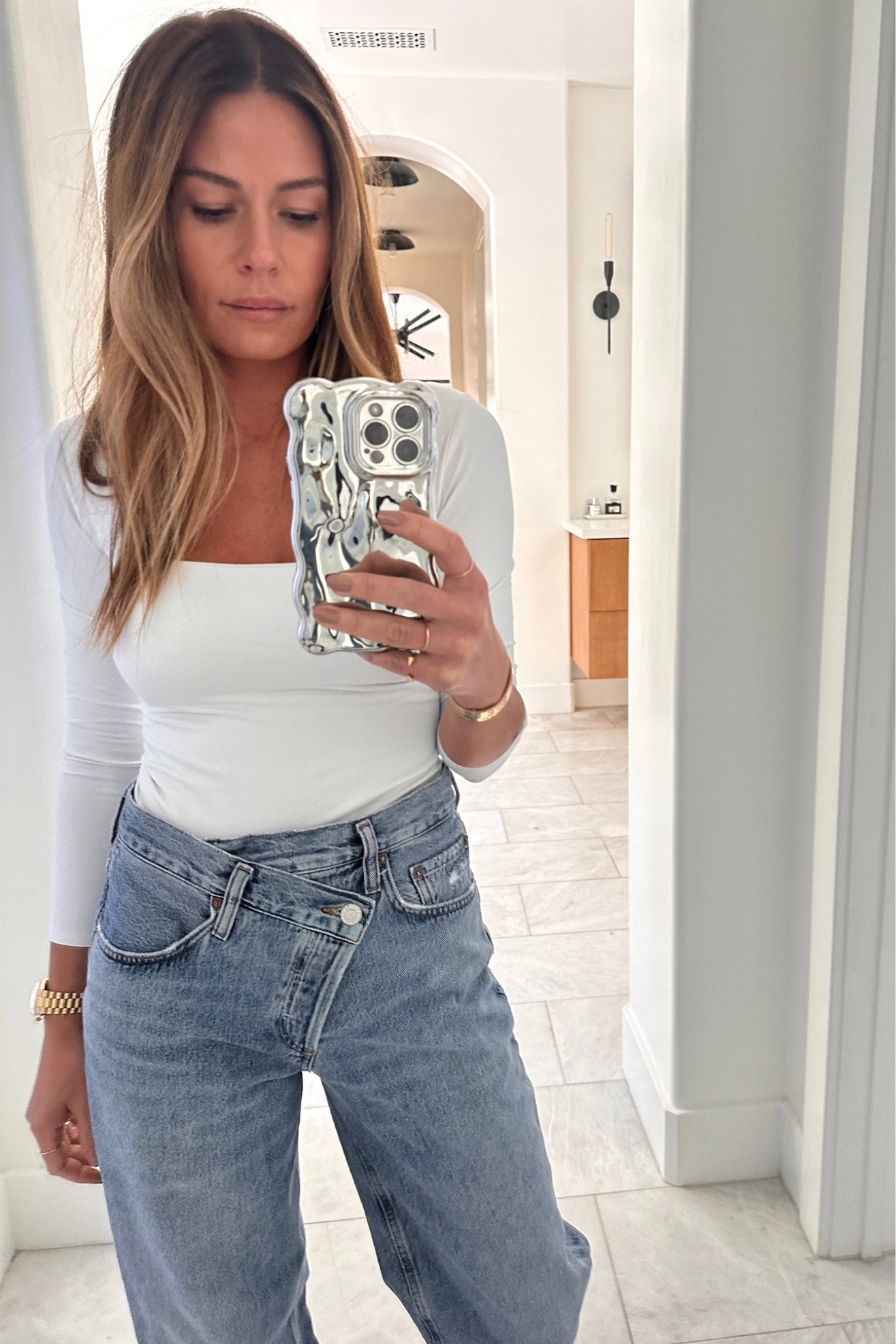 A staple outfit of mine 

Agolde | Free People | white top | denim | fall style 

#LTKfindsunder100 #LTKSeasonal #LTKstyletip