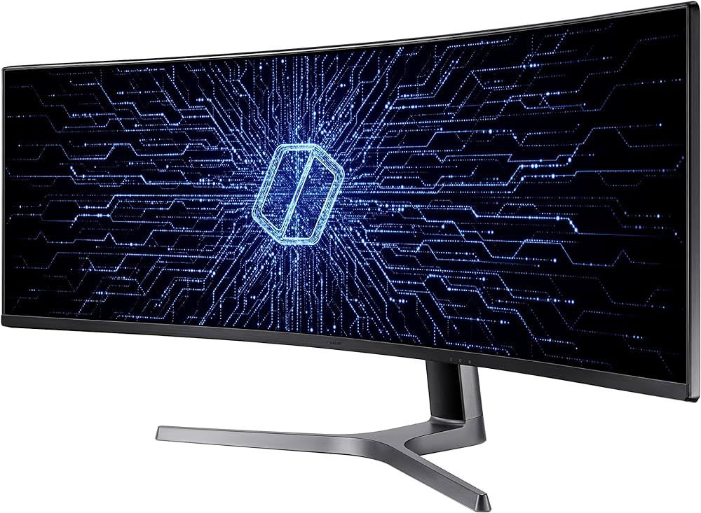 SAMSUNG 49” Odyssey CRG Series Dual QHD (5120x1440) Curved Gaming Monitor, 120Hz, QLED, HDR, He... | Amazon (US)