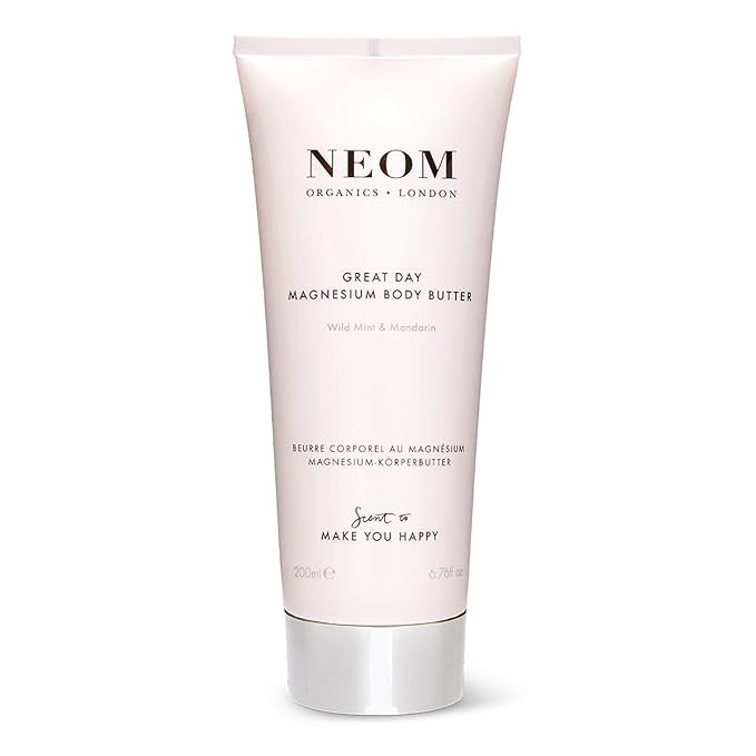 Neom- Great Day Magnesium Body Butter, 200ml | Mandarin & Wild Mint | Cream Moisturiser With Esse... | Amazon (US)