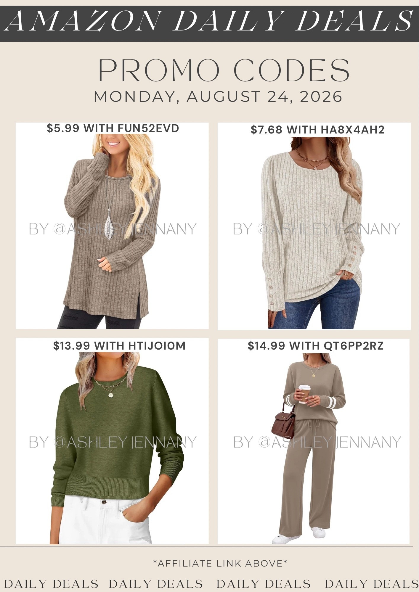 Amazon deals

#LTKMidsize #LTKSaleAlert #LTKSeasonal