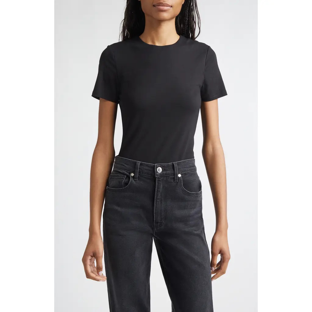 Veronica Beard Benedict T-Shirt in Black at Nordstrom, Size Medium | Nordstrom