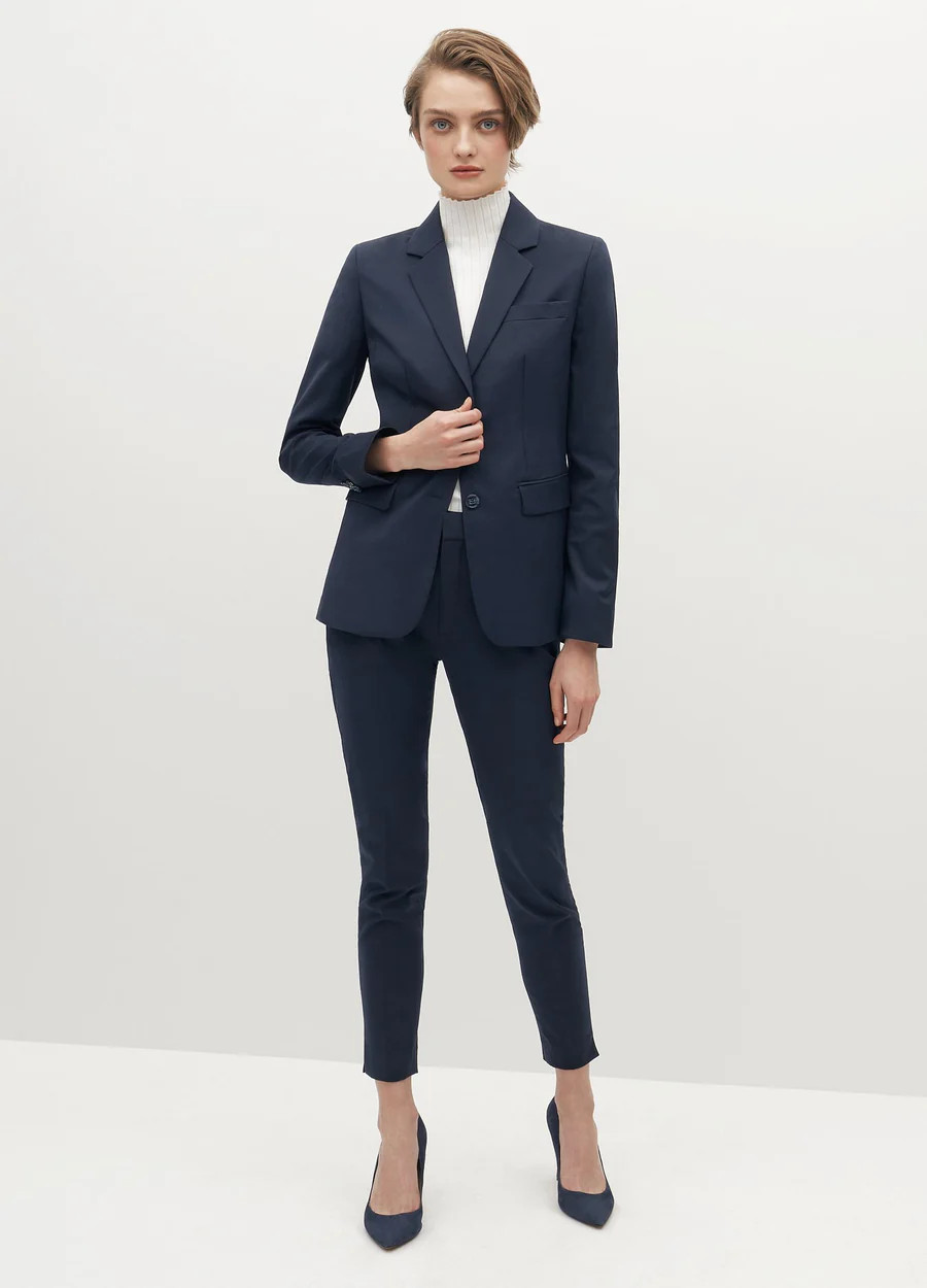 Women's Navy Blue Suit | SuitShop