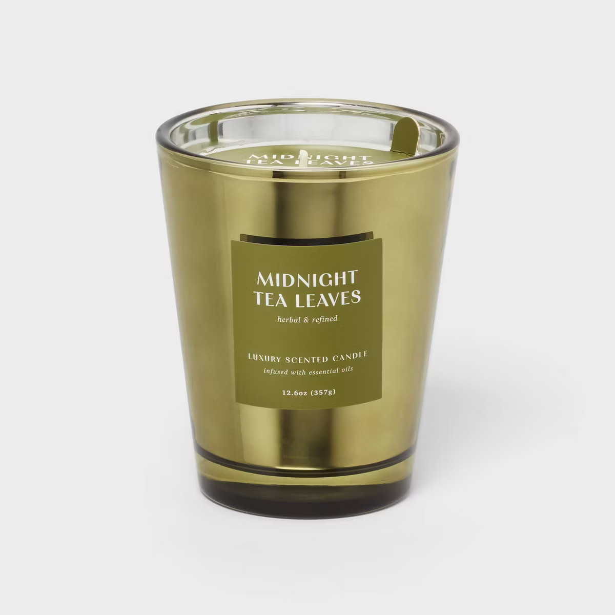 12.6oz Metallic Jar Candle Midnight Tea Leaves - Threshold™ | Target