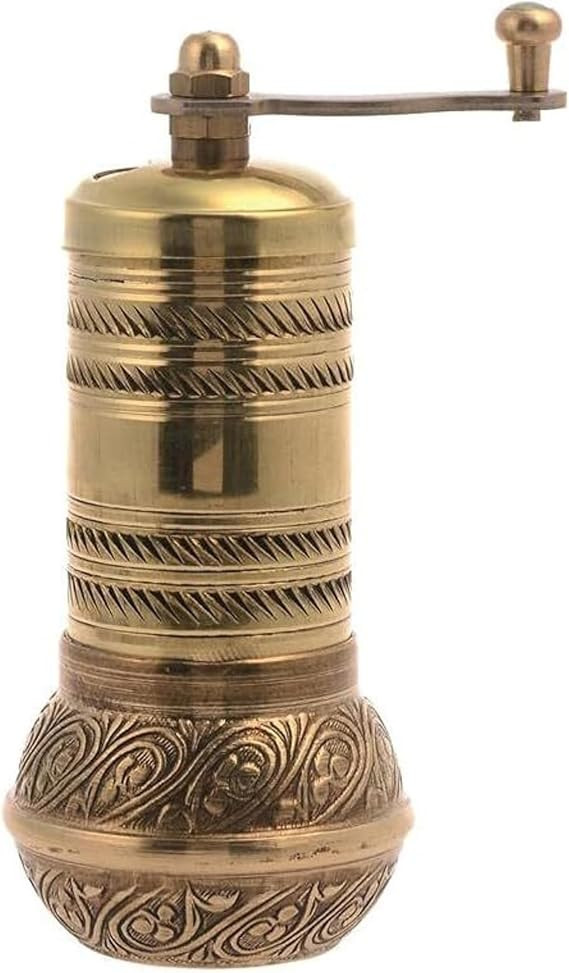 LaModaHome Vintage Mini Antique Copper Grinder for Salt and Pepper, Turkish, Greek, Arabic Coffee... | Amazon (US)