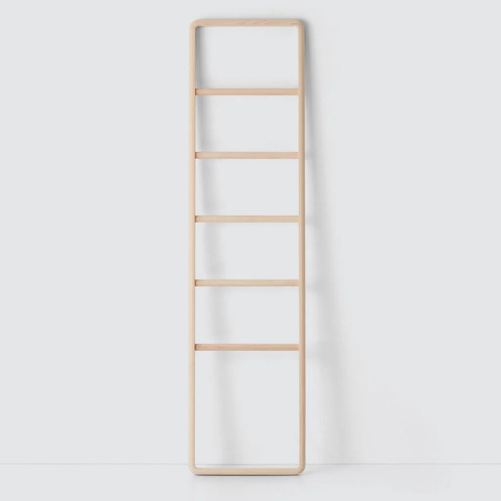 Hinoki Wood Ladder | Minimalist Decorative Ladders at The Citizenry | The Citizenry