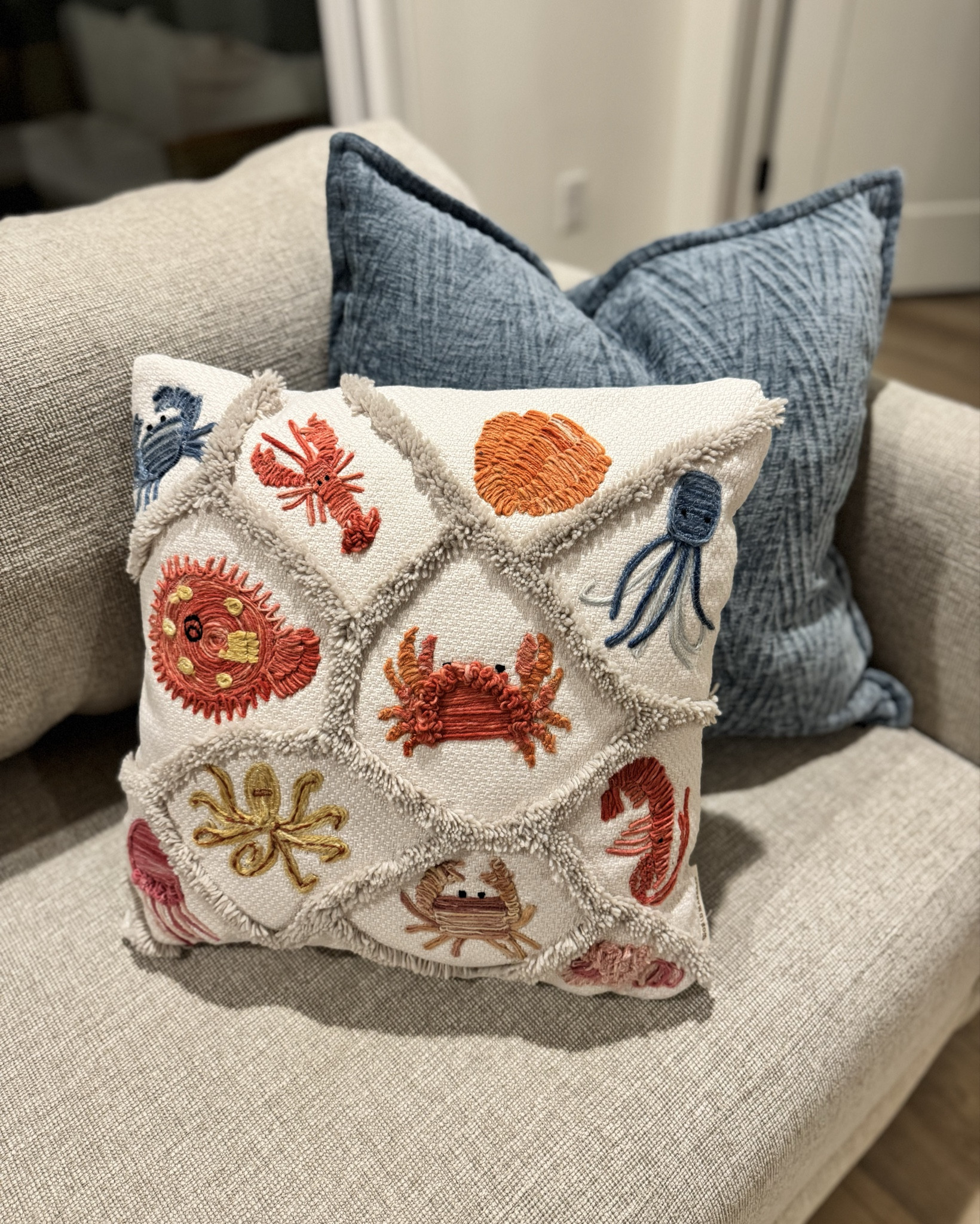 Coastal accent pillows from world market 

#coastaldecor #beachdecor #worldmarket #livingroomdecor #decorpillows

#LTKSaleAlert #LTKU #LTKHome