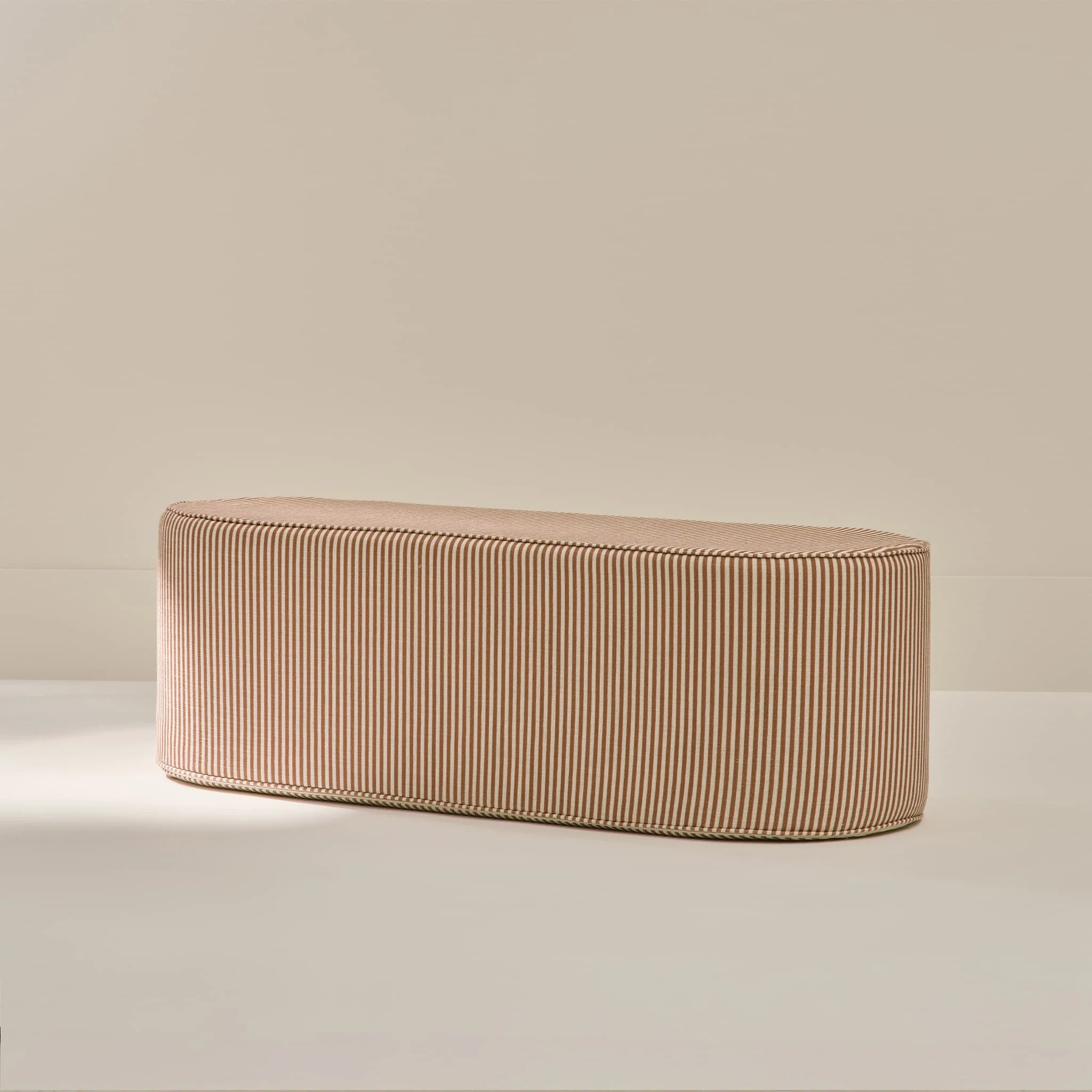 Neutral Striped Coffee Table | Finley in Toffee & Wheat | House of Noa | House of Noa