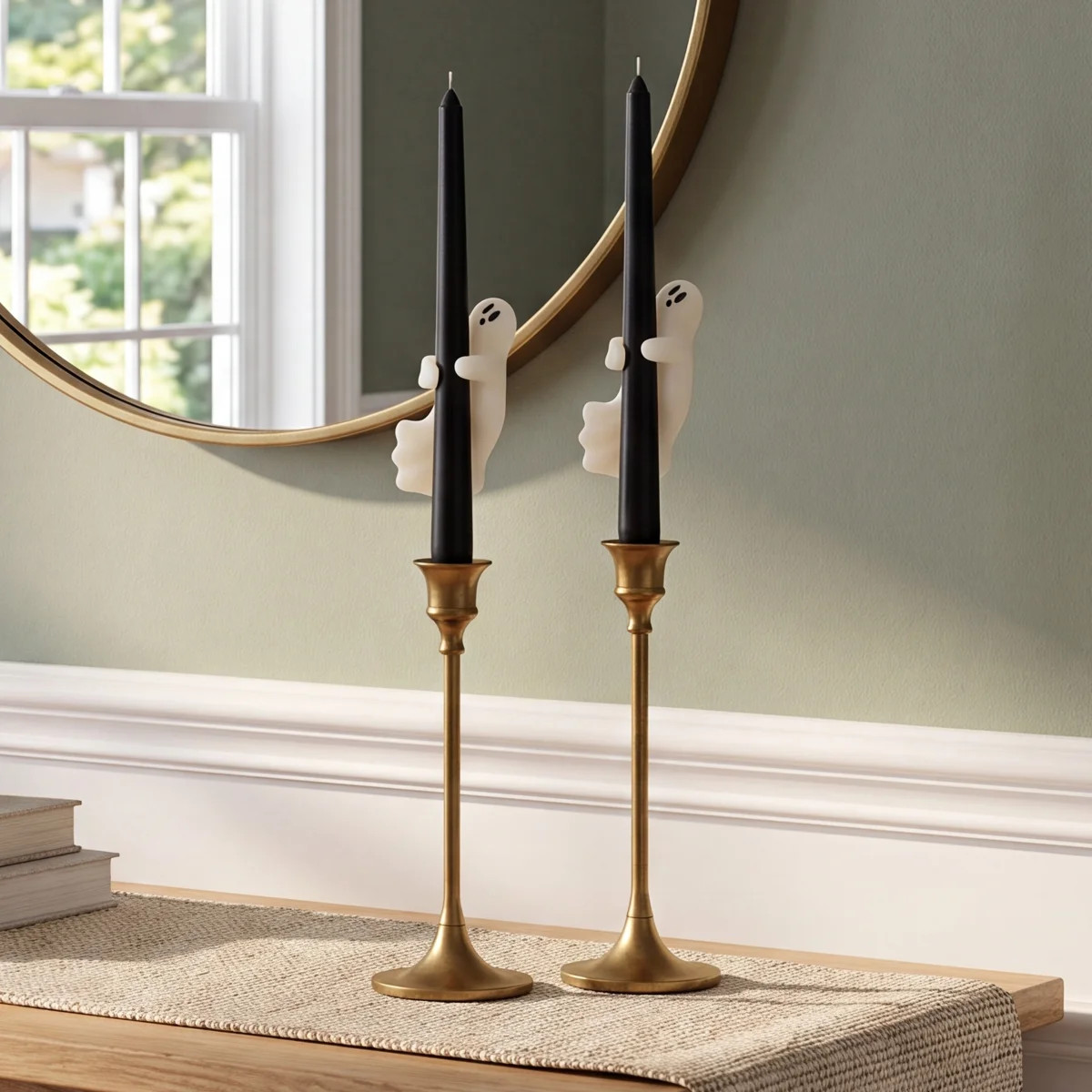 Ghostly Paraffin Taper Candles | Wayfair North America