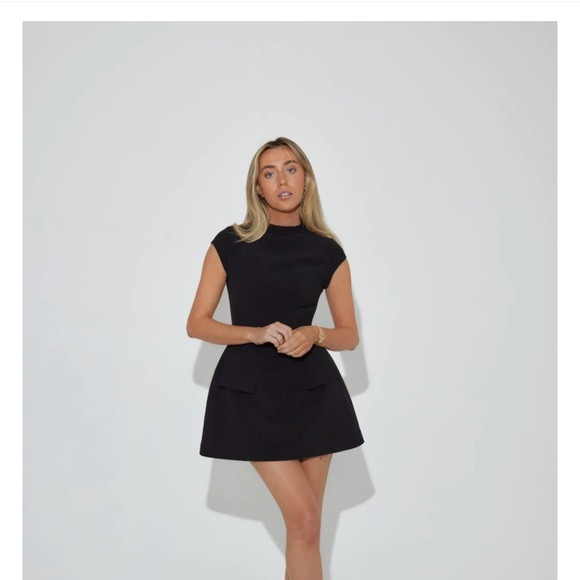 Nwt OddMuse Odd Muse The Ultimate Muse Cap Sleeve Mini Dress | Black size M | Poshmark