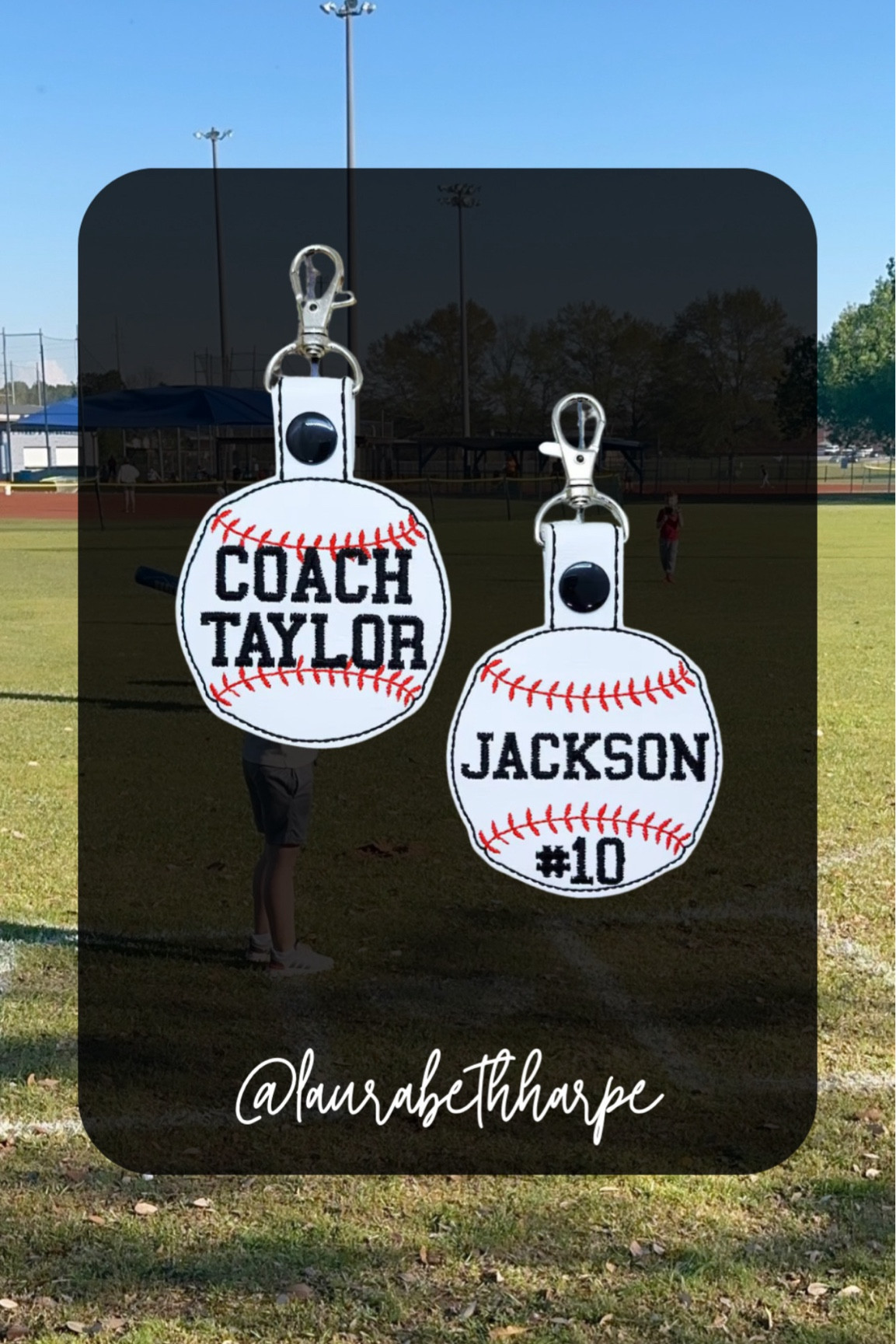 Baseball mom
Sports bag tag
Etsy shop 
Baseball bat bag accessories 
Tee ball 

#LTKfamily #LTKkids