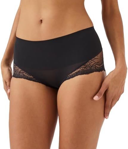 SPANXsmooth Undie-tectable Lace Hi-Hipster - For Core Control - Comfortable Lace Shapewear Underw... | Amazon (US)