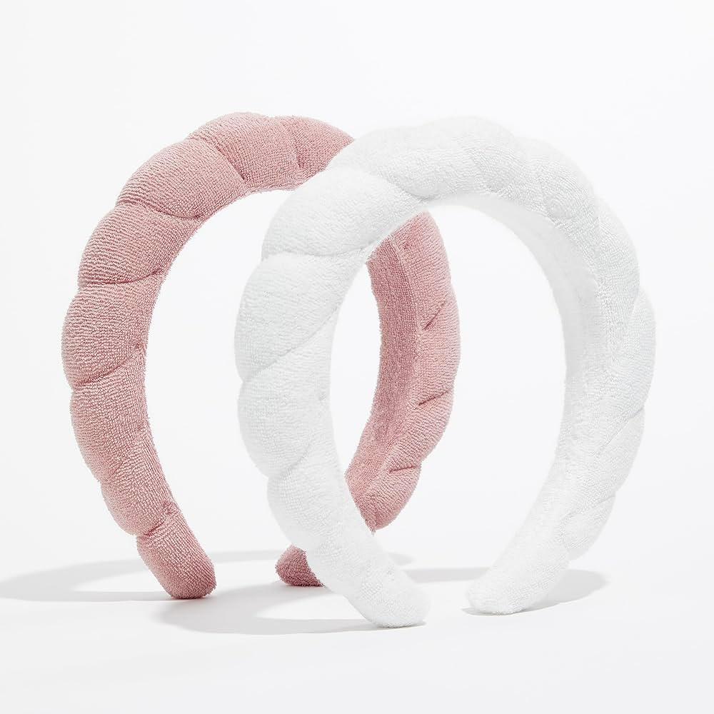 Nicole Miller Spa Headbands | Terry Cloth Headband for Women and Girls - Comfortable and Absorben... | Amazon (US)