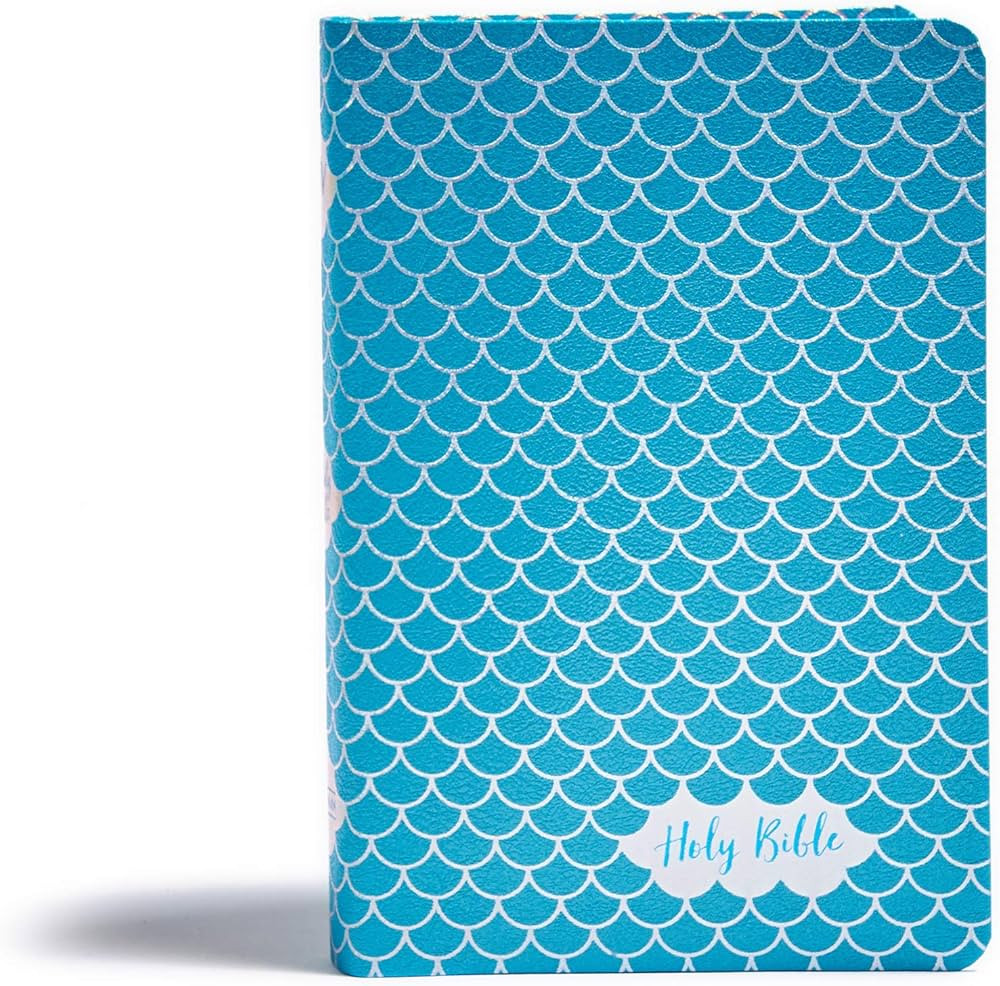 KJV Kids Bible, Aqua LeatherTouch, Red Letter, Presentation Page, Study Helps for Children, Full-... | Amazon (US)