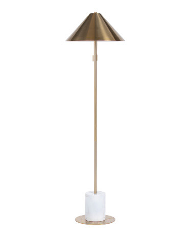 60.5in Metal Shade Brillora Floor Lamp | TJ Maxx