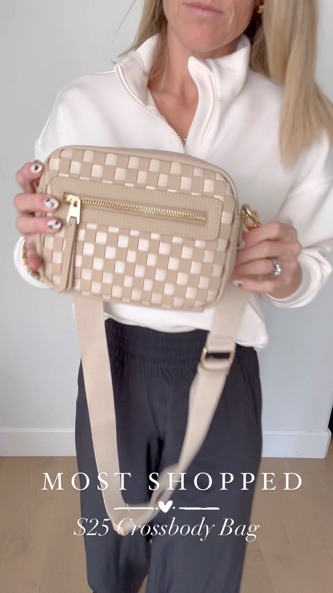 Your favorite bag for spring.  This $25 crossbody camera bag is a great Clare v look alike. LOVE the woven checkered detail.  

#SpringBags #Handbag #Crossbody #CameraBag #DesignerInspired #TargetStyle #SpringAccessories 

#LTKVideo #LTKFindsUnder50 #LTKItBag