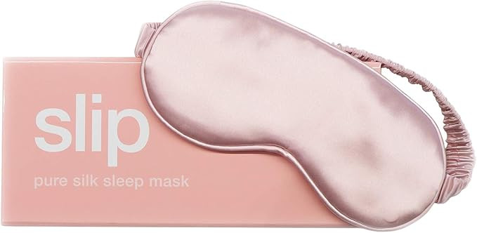 Slip Pure Silk Sleep Mask, Pink - Pure Mulberry 22 Momme Silk Eye Mask, Soft & Comfortable Sleepi... | Amazon (US)
