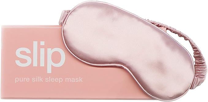 Slip Pure Silk Sleep Mask, Pink - Pure Mulberry 22 Momme Silk Eye Mask, Soft & Comfortable Sleepi... | Amazon (US)