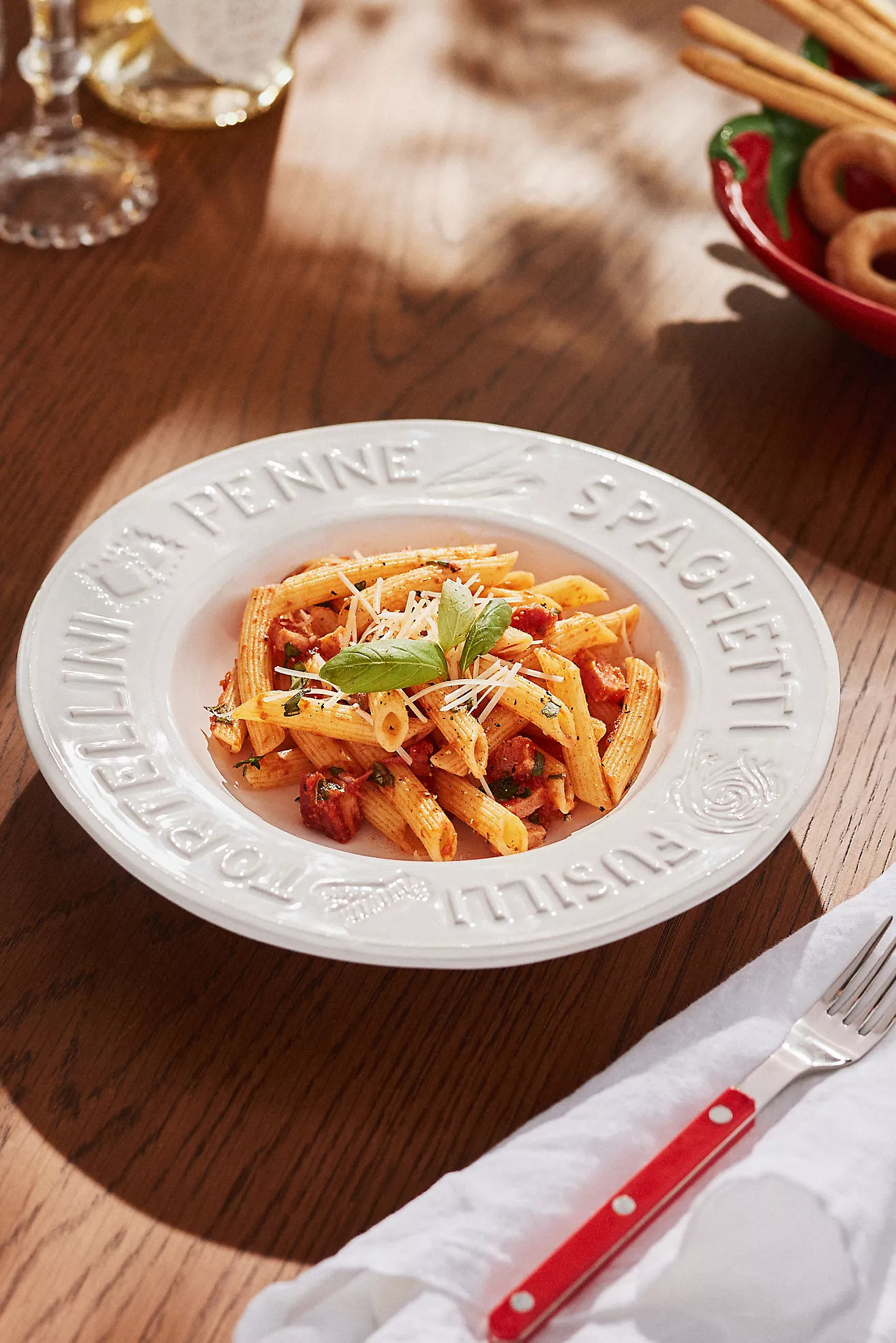 Al Dente Italian Pasta Bowl | Anthropologie (US)