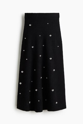 H & M - Studded Skirt - Black | H&M (US + CA)