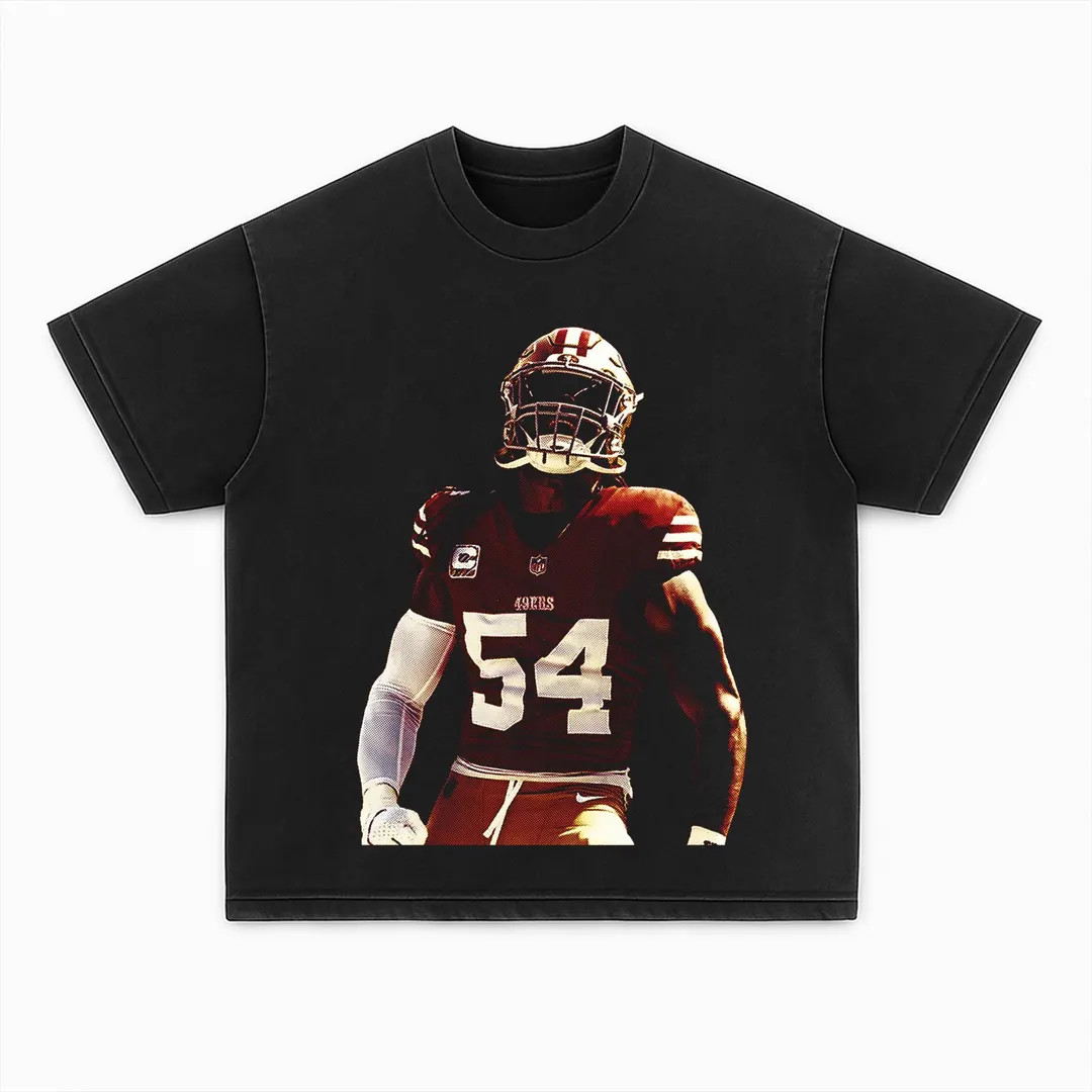 Vintage Fred Warner 49ers Graphic Tee - Streetwear Design (PNG Digital Download for Black Shirts)... | Etsy (US)