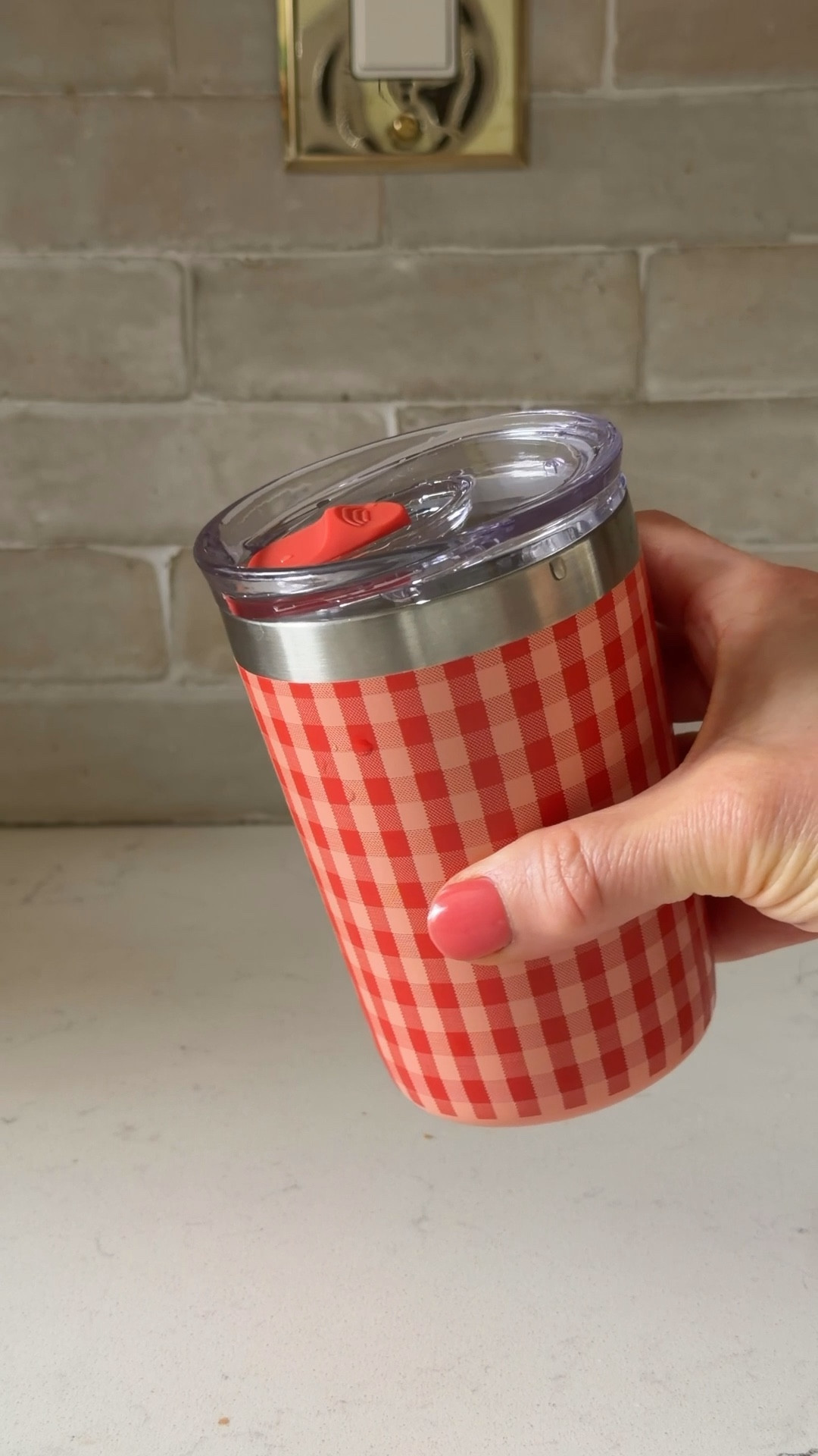 This tumbler is so cute and perfect for keeping a 12oz drink cold in the summertime ☀️

#LTKHome #LTKSeasonal