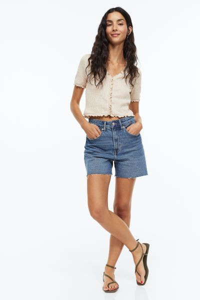High Waist Denim Shorts | H&M (US + CA)