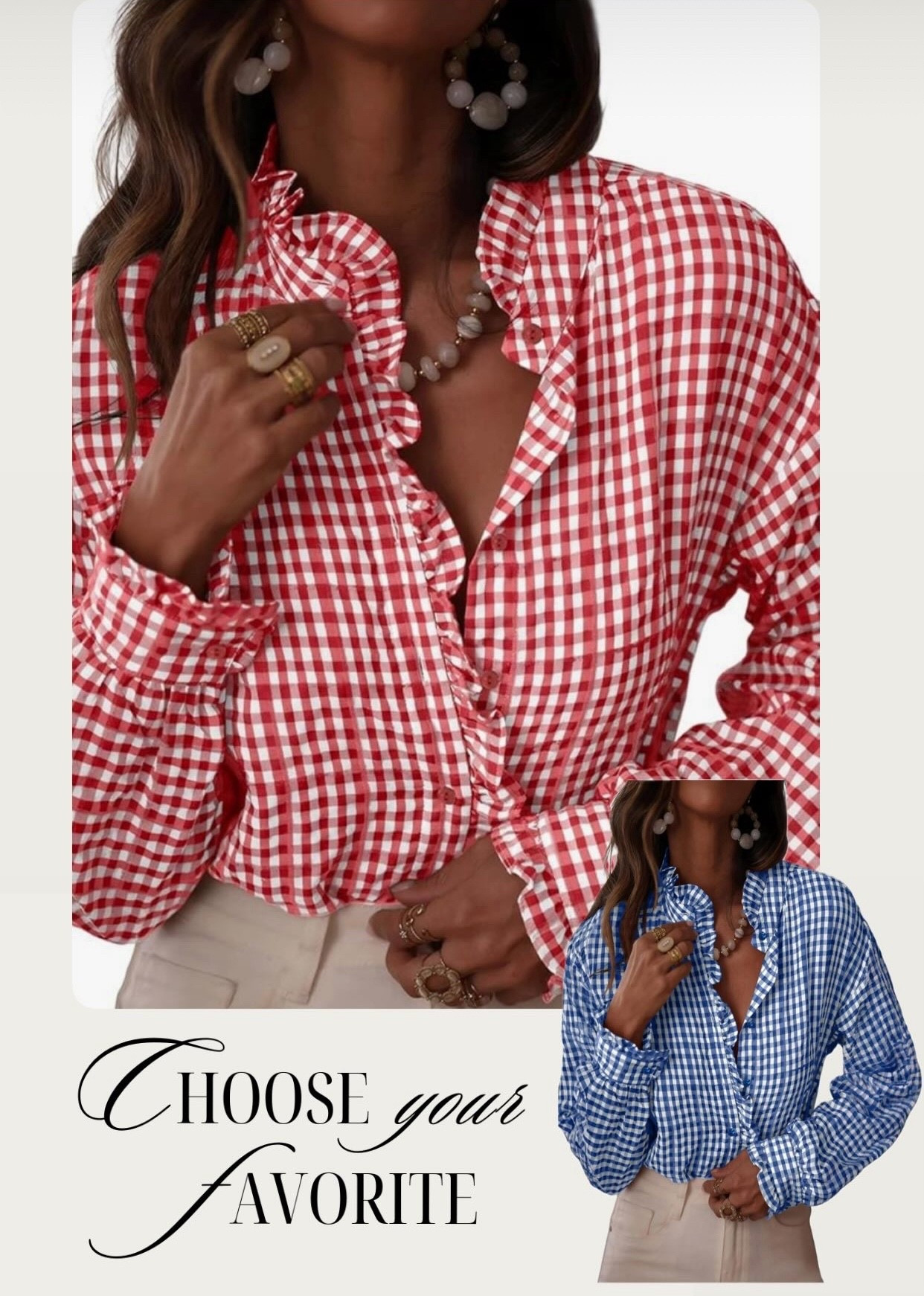 Women’s Fashion, tops/ blouses/ gingham tops, all season, fashion accessories 

#LTKStyleTip #LTKFindsUnder50 #LTKWorkwear