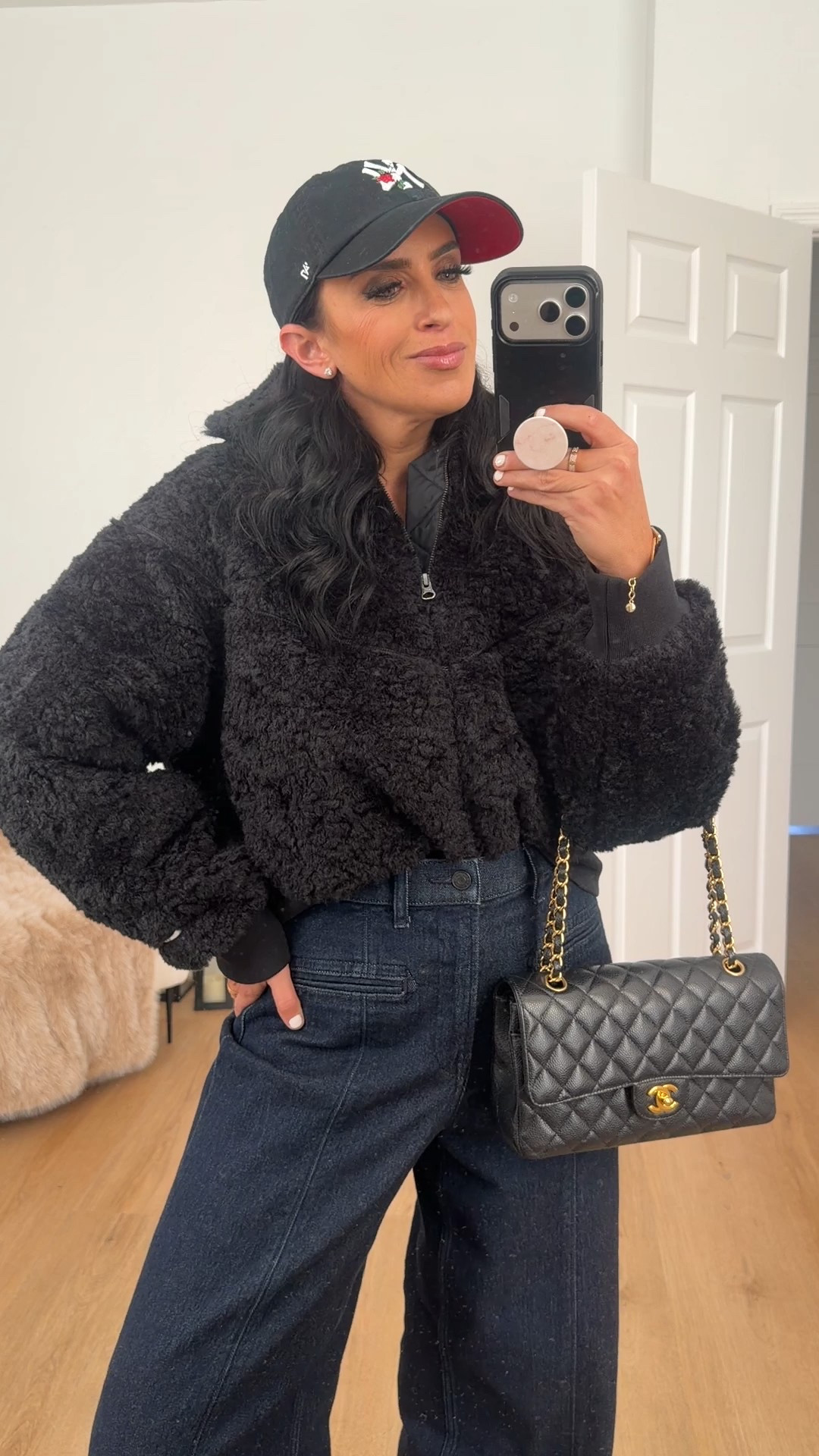 Nike fur bomber jacket 50% off now $90