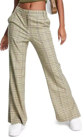 Plaid Flare Suit Trousers | Nordstrom