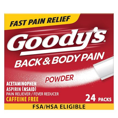 Goody's Back and Body Pain Relief Powder, 24 ct (Pack of 1) | Amazon (US)
