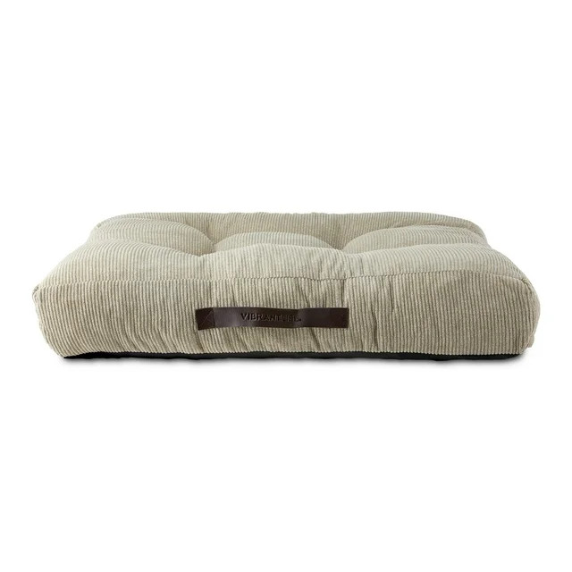Vibrant Life Cord Tufted Pet Bed, Cream | Walmart (US)