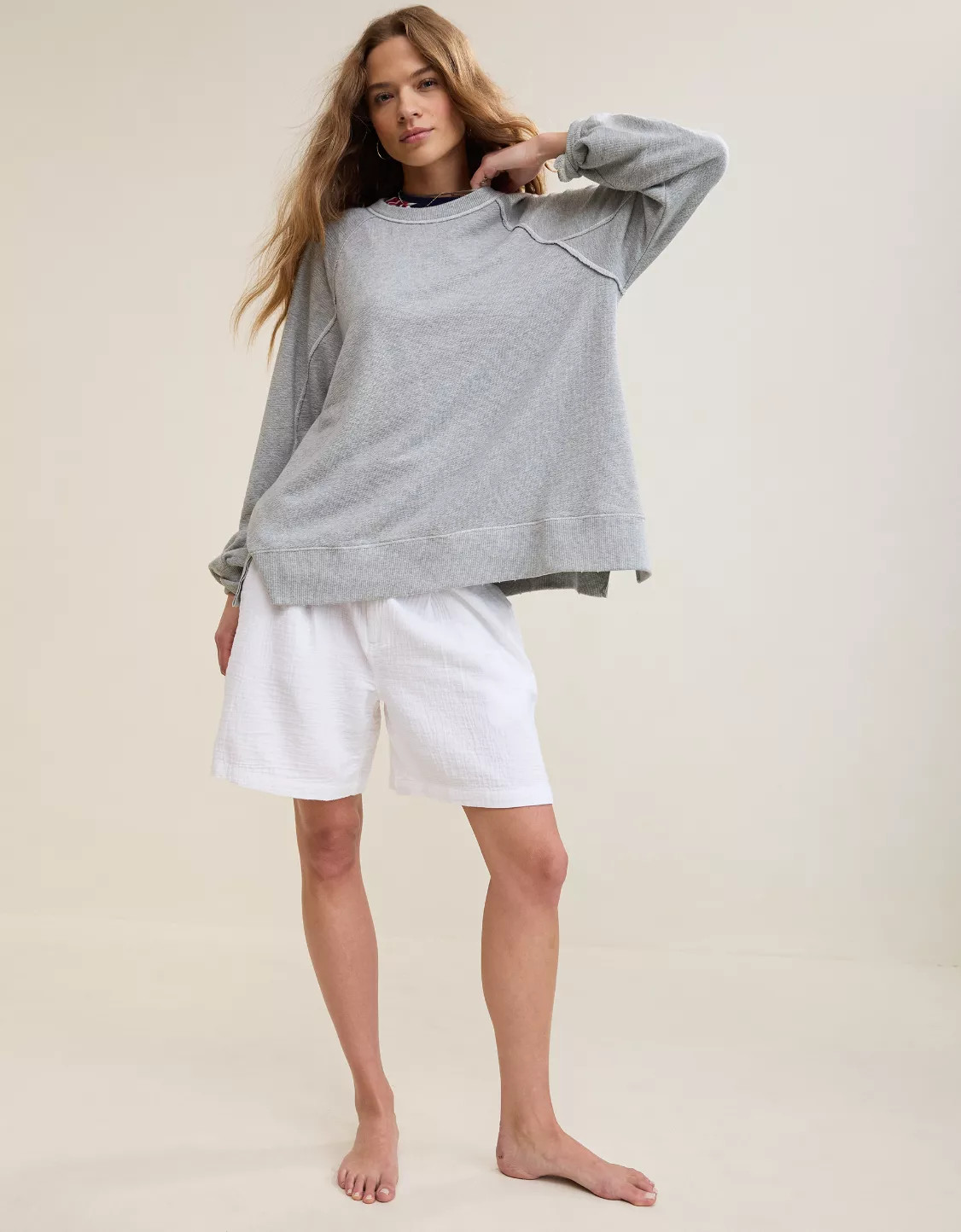 Aerie East West Crew Sweatshirt | Aerie