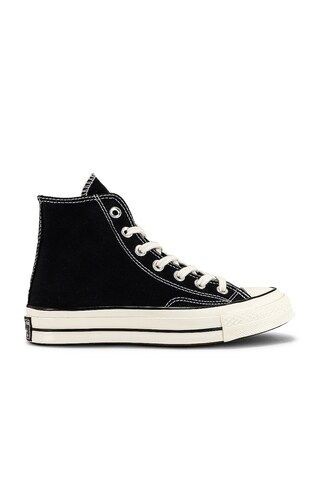 Converse Chuck 70 Hi Sneaker in Black & Egret from Revolve.com | Revolve Clothing (Global)