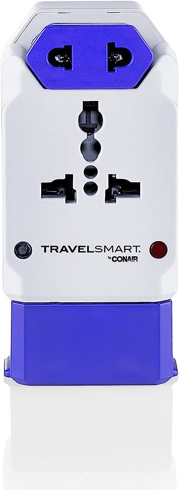 Conair Universal Travel Adapter with USB, European Travel Plug Adapter with Surge Protection, All... | Amazon (US)