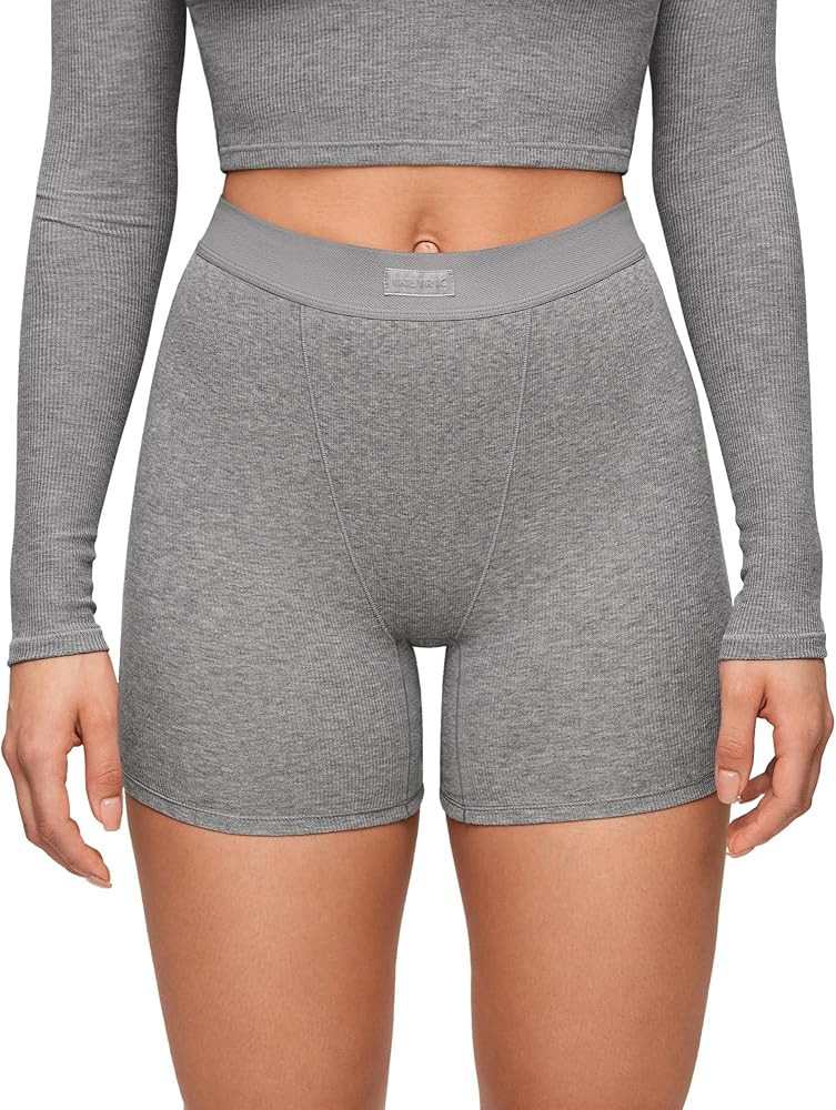 INLYRIC Women's Boxer Shorts Briefs Cotton Boy Shorts Underwear High Waisted Stretch Ladies Panti... | Amazon (US)