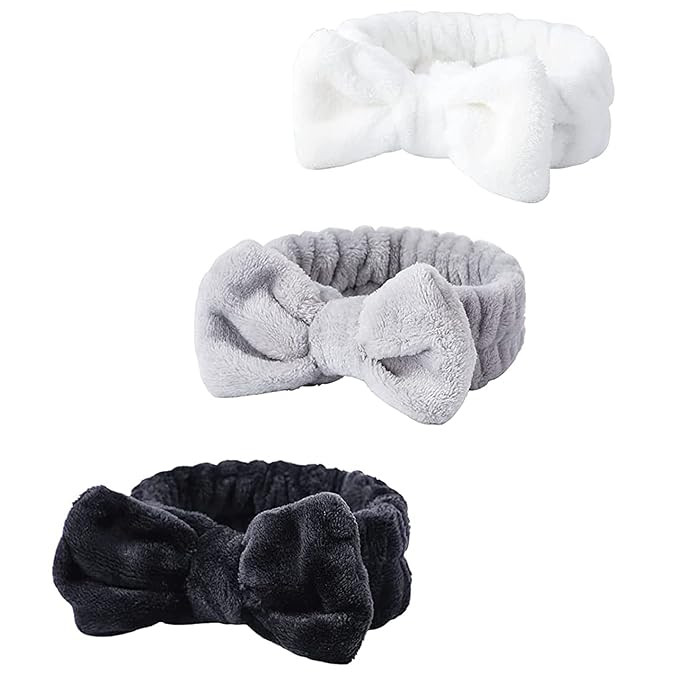 WSYUB Spa Headband, Makeup Headband, Fluffy Makeup Headbands, Slumber Party Supplies, Facial Head... | Amazon (US)