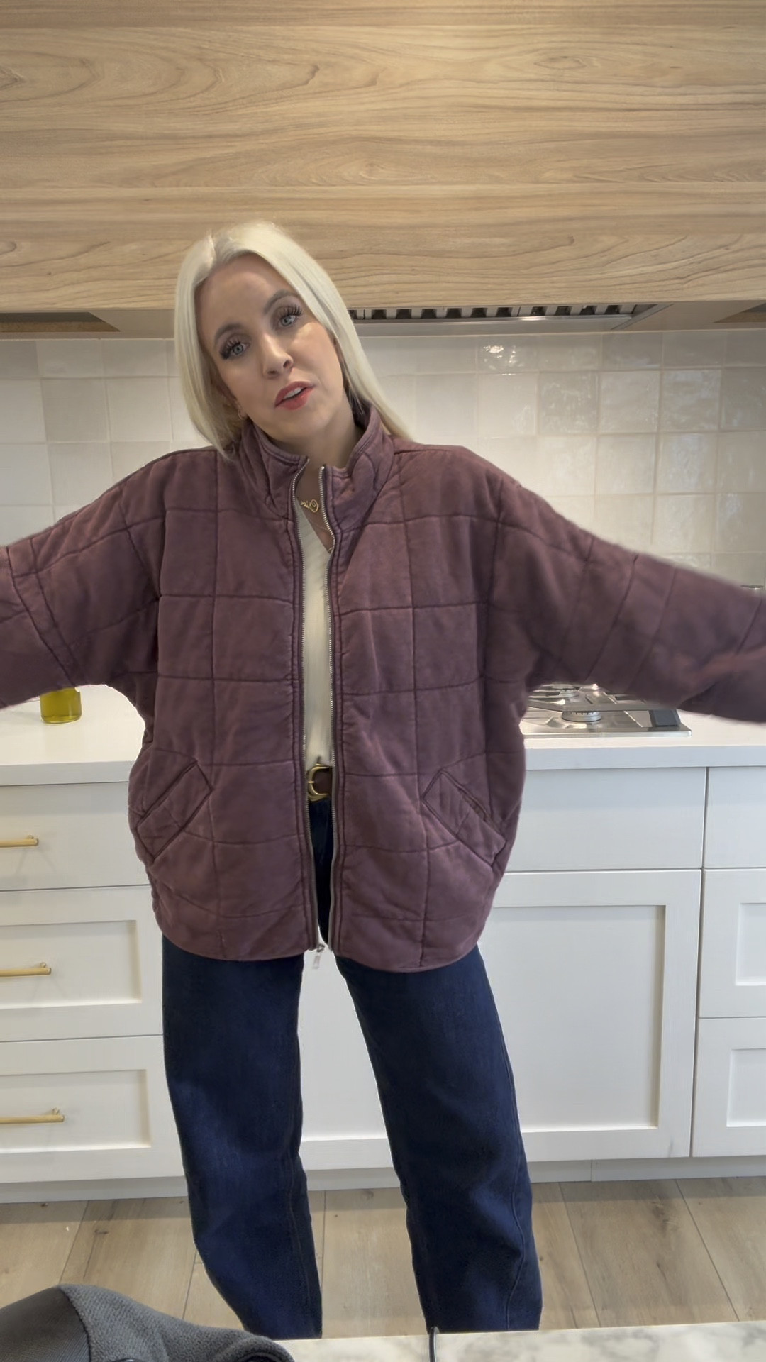 This quilted jacket is the Free People look for less from Forever 21 and is on sale for $30! This would make a great gift for the younger girls wanting the free people one! I wear a size medium and it definitely fits oversized so go with your normal size! 

#LTKGiftGuide #LTKStyleTip #LTKHoliday