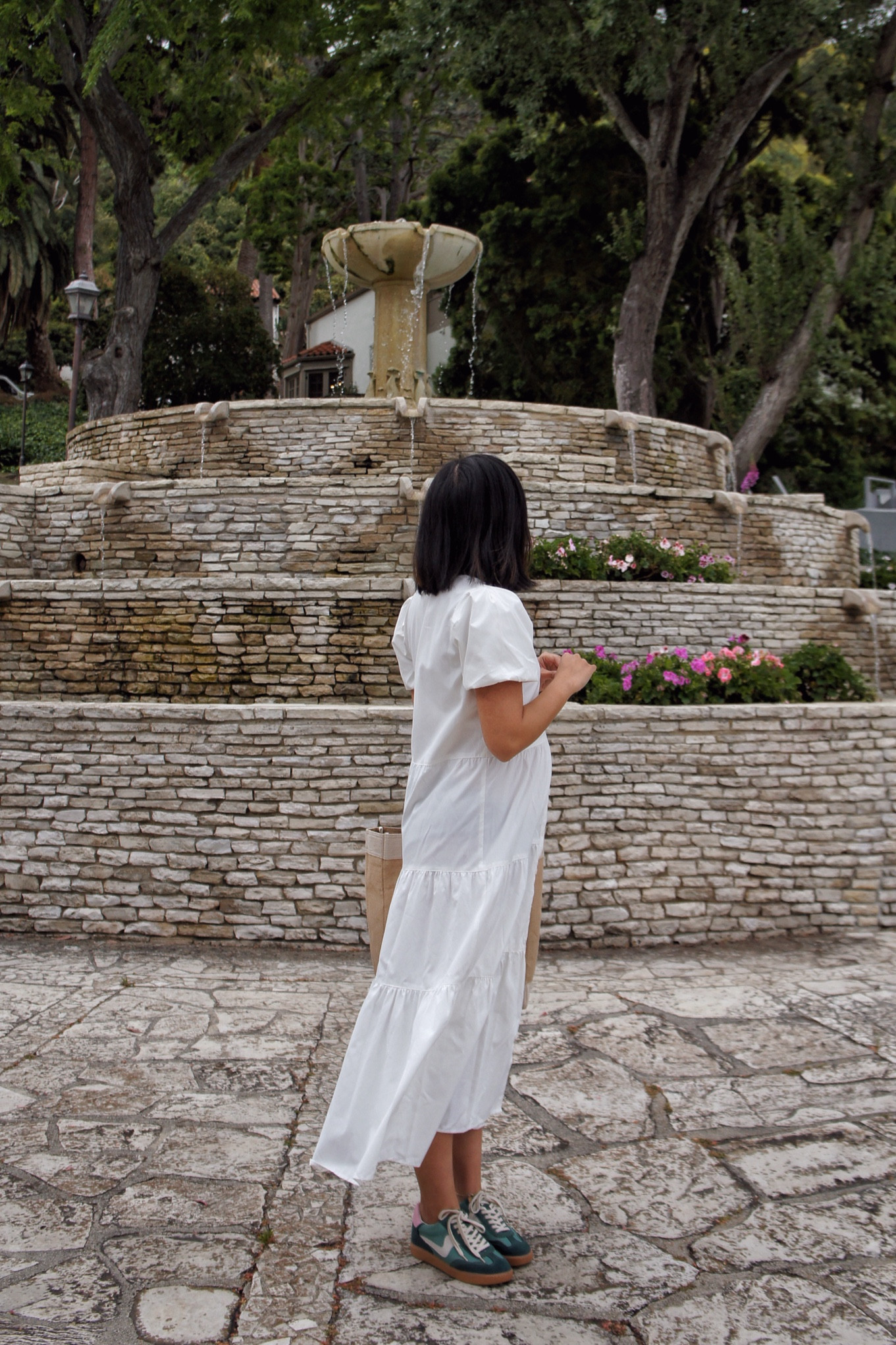 White maxi dress, winery outfit, white tiered dress, white summer dress, colored sneakers 

#LTKShoeCrush #LTKStyleTip #LTKParties