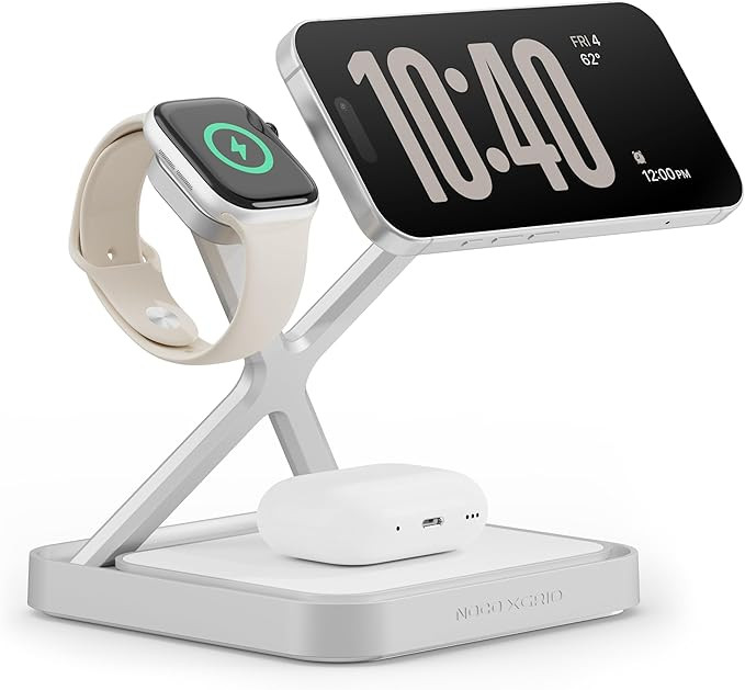 NOCO XGrid XDS3: 3-in-1 Wireless Charging Stand – Charging Station for iPhone, Apple Watch, and... | Amazon (US)