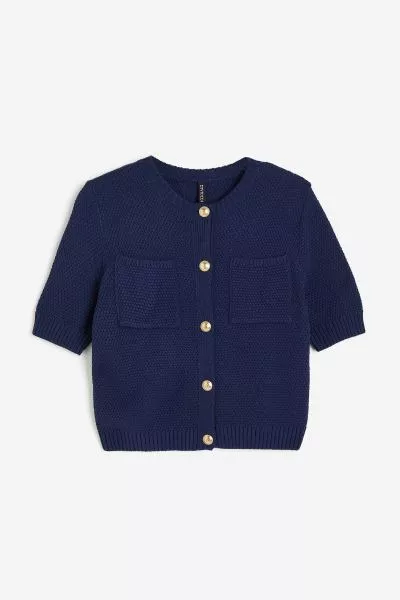 Textured button cardigan curated on LTK