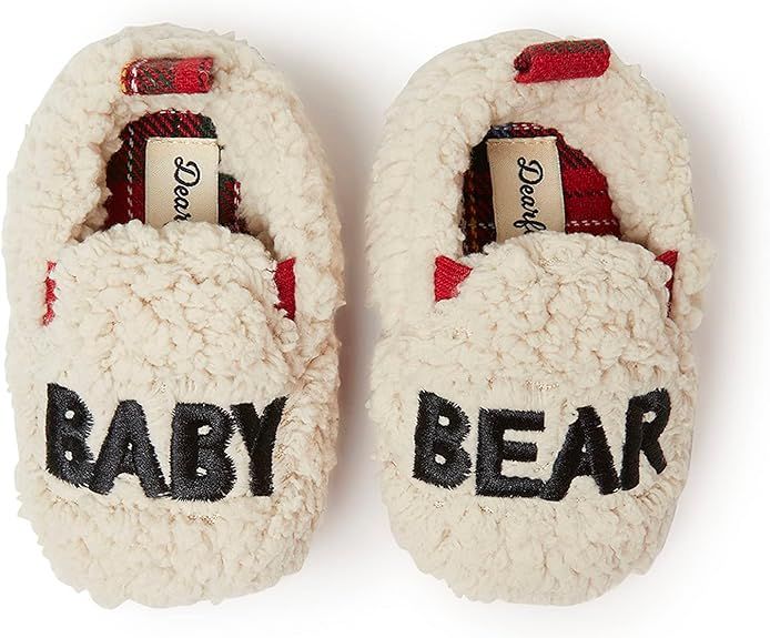 Dearfoams Unisex-child Lil Bear and Baby Bear Slipper | Amazon (US)