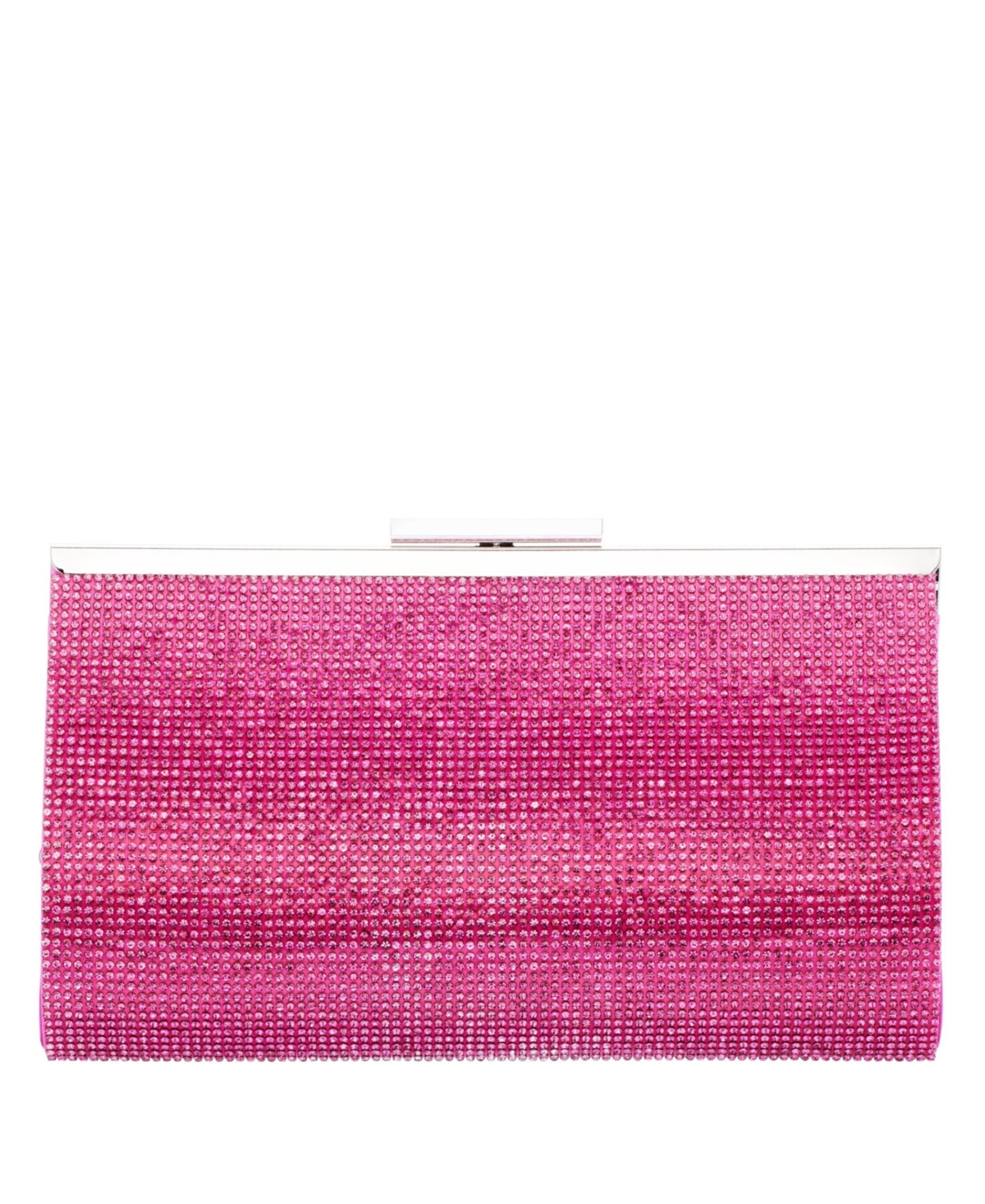Women's Crystal Frame Clutch - Ultra Pink | Macy's